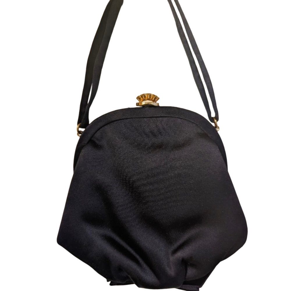 Morris Moskowitz Navy Tuxedo Evening Bag